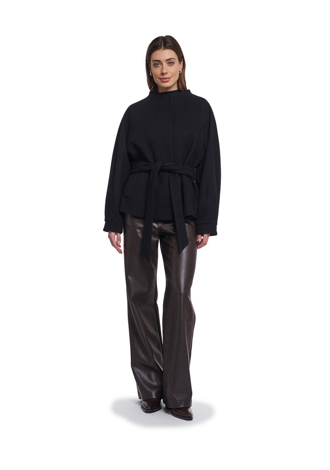 CAPPOTTO DONNA Nero Rino&pelle