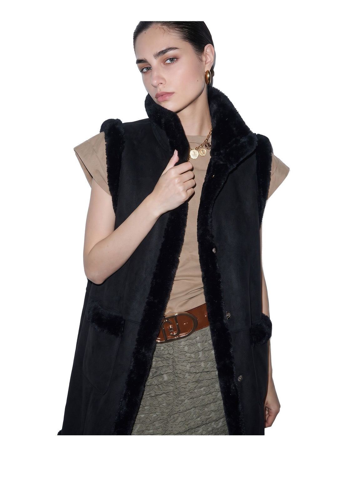 GILET DONNA Nero Liu-jo