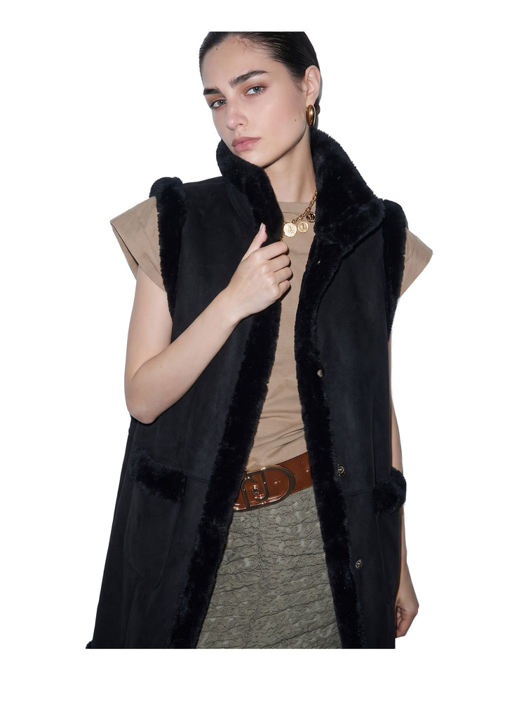 GILET DONNA Nero Liu-jo