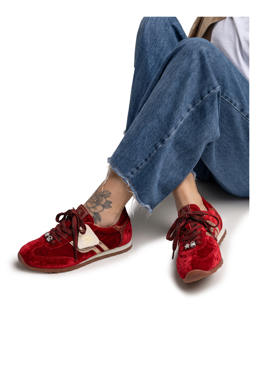 SNEAKERS DONNA Rosso Primabase