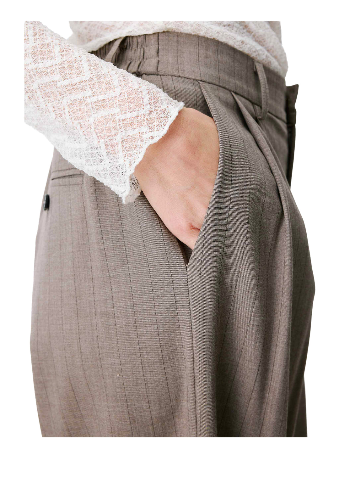 PANTALONE DONNA Tortora Grace&mila