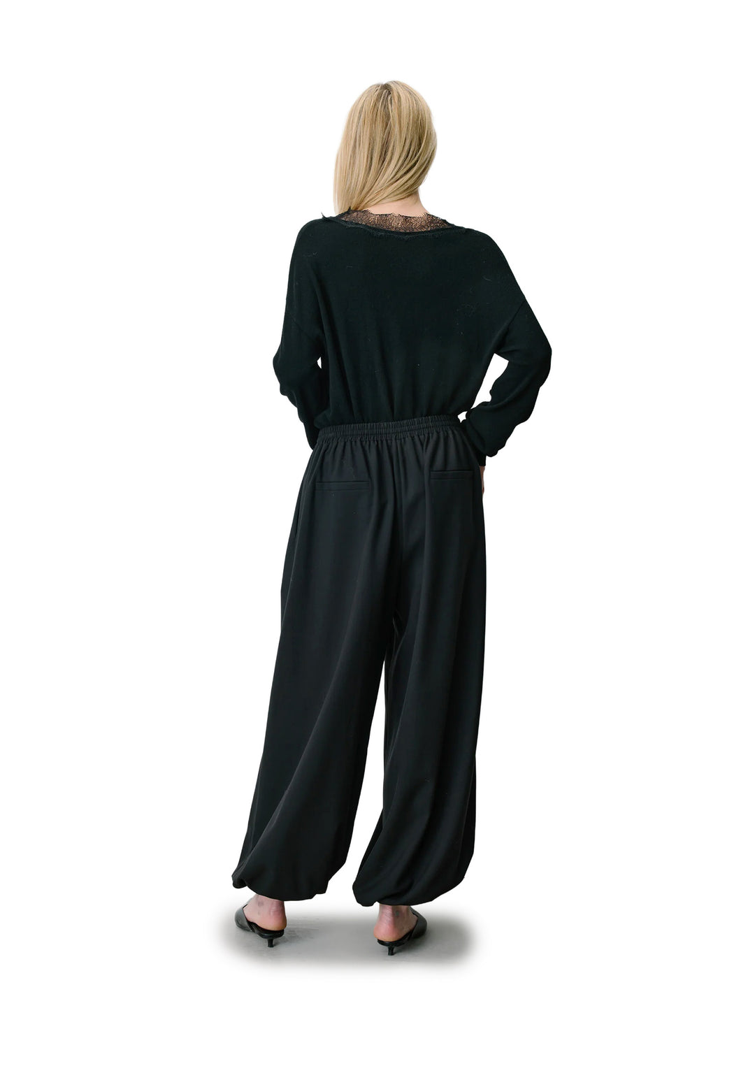 PANTALONE DONNA Nero Grace&mila