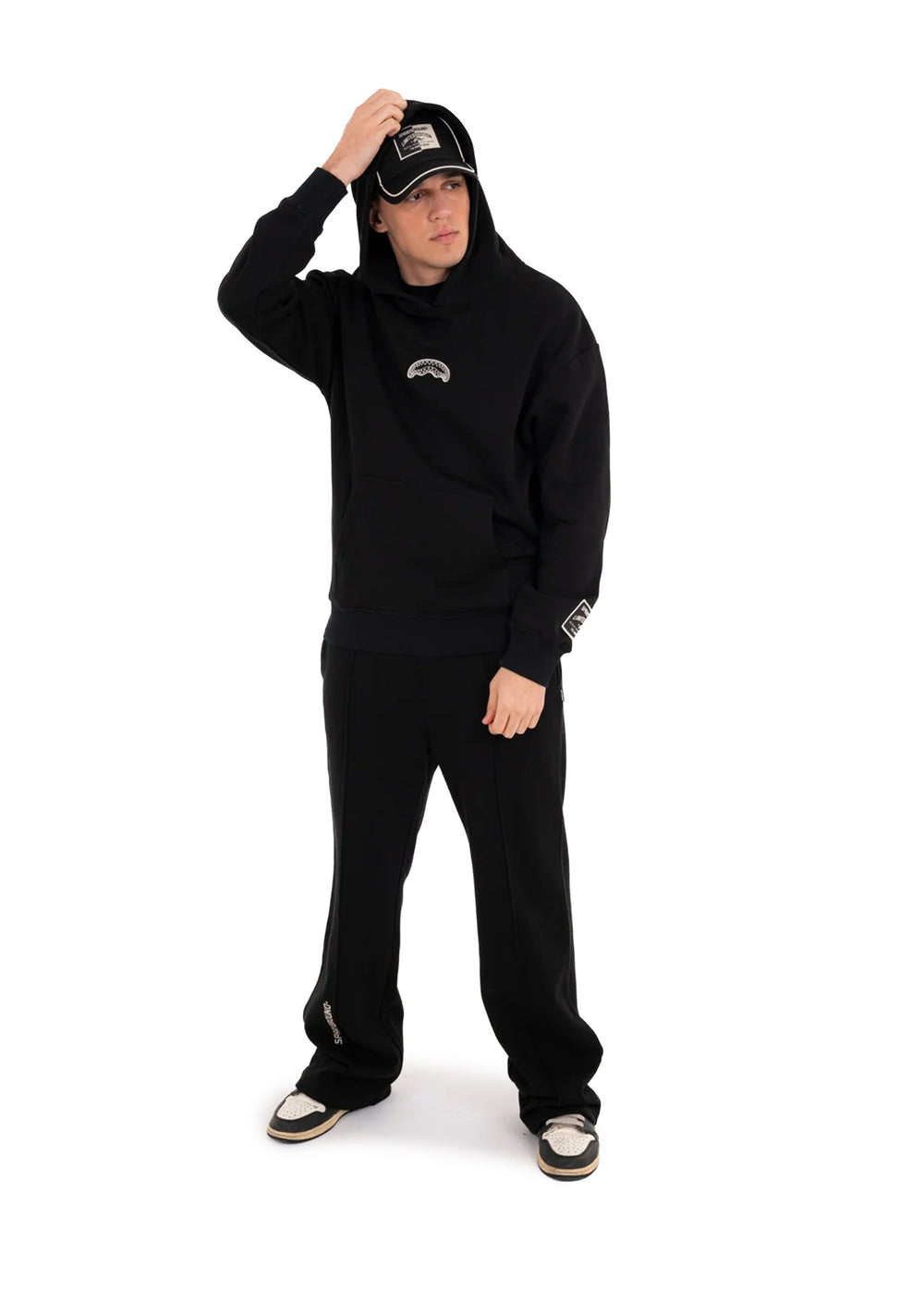 FELPA UOMO Nero Sprayground
