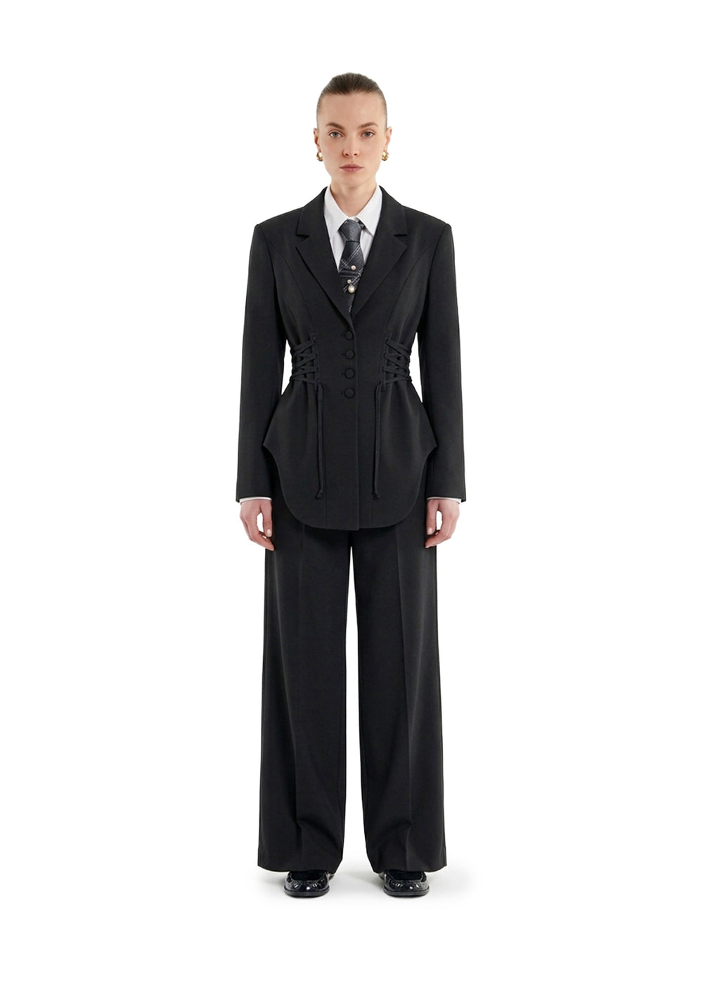 PANTALONE DONNA Nero Vicolo