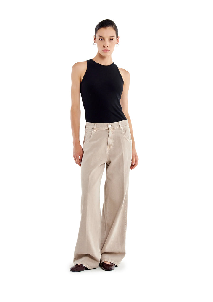 PANTALONE DONNA Taupe Vicolo