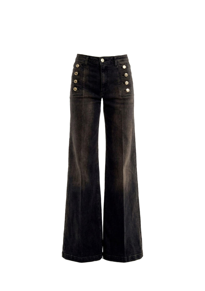 PANTALONE DONNA Nero Vicolo