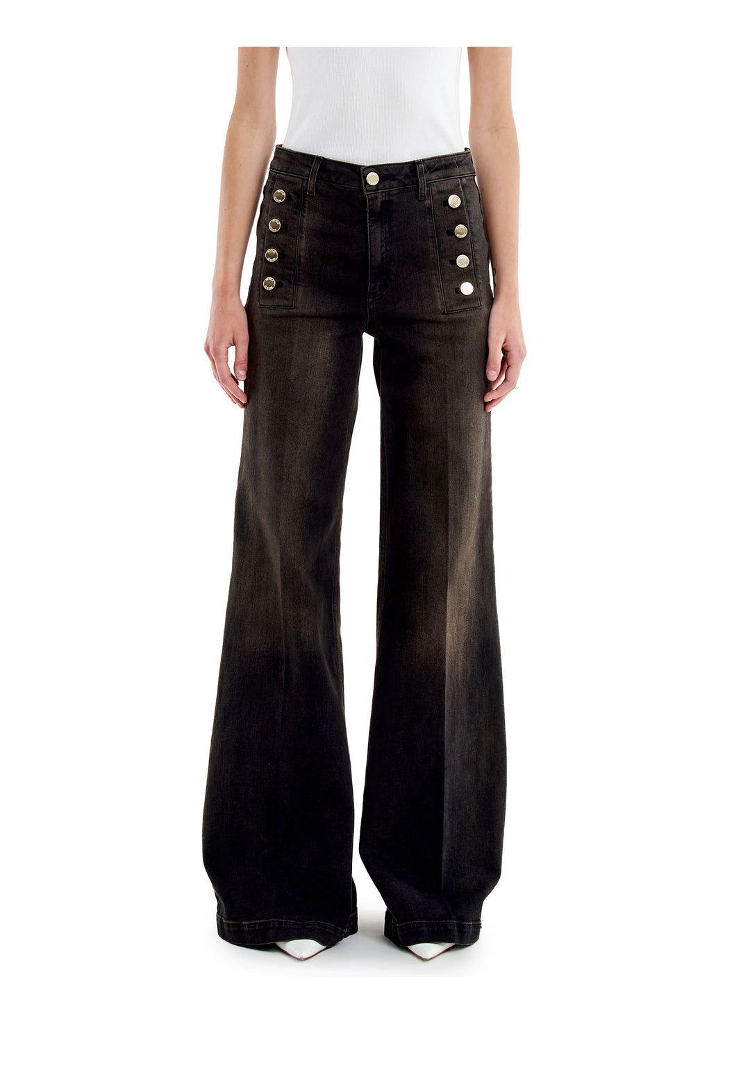 PANTALONE DONNA Nero Vicolo