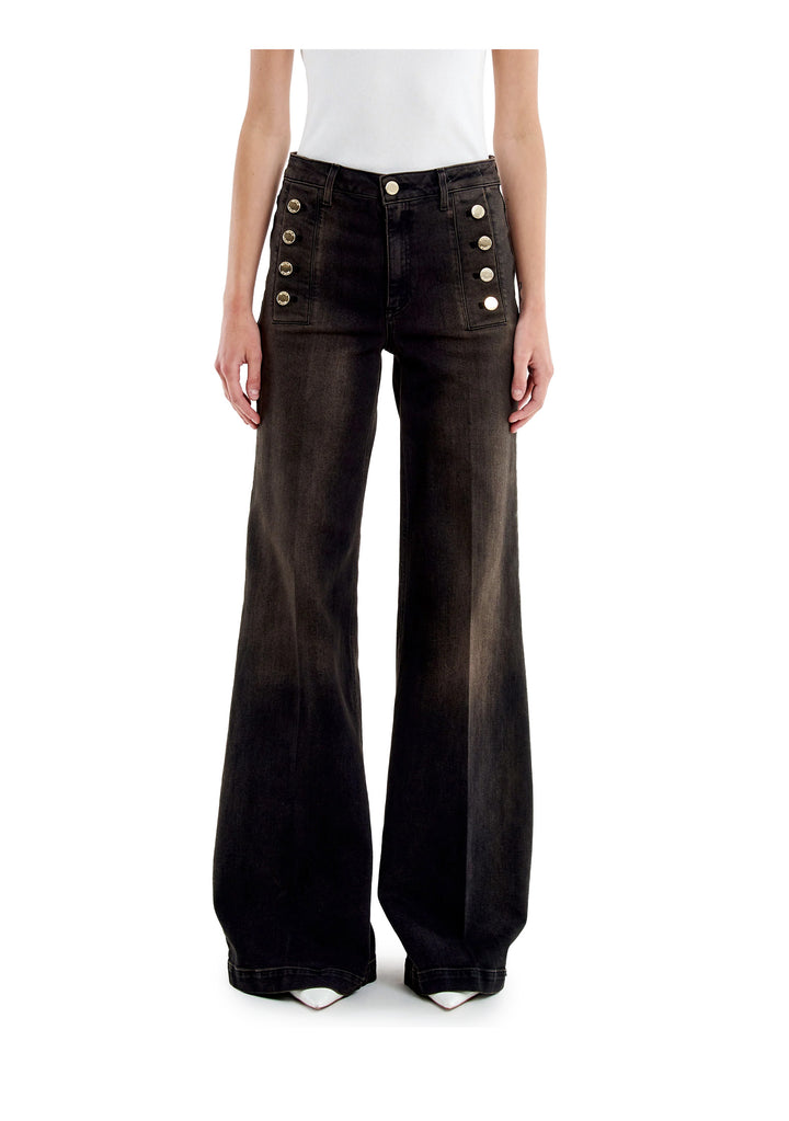 PANTALONE DONNA Nero Vicolo