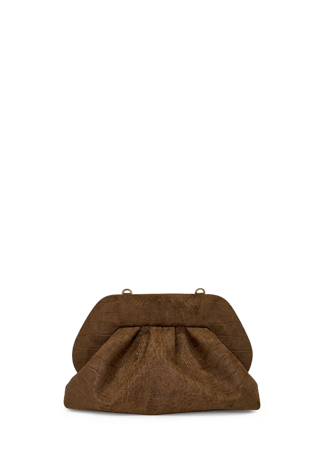 BORSA Marrone Themoirè