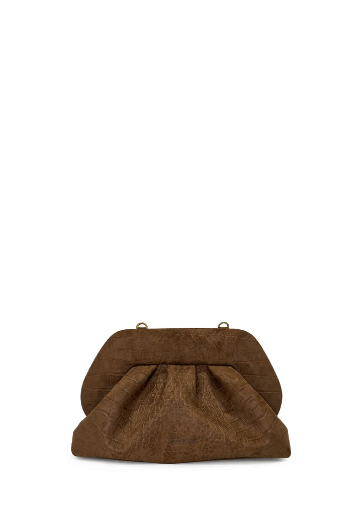BORSA Marrone Themoirè