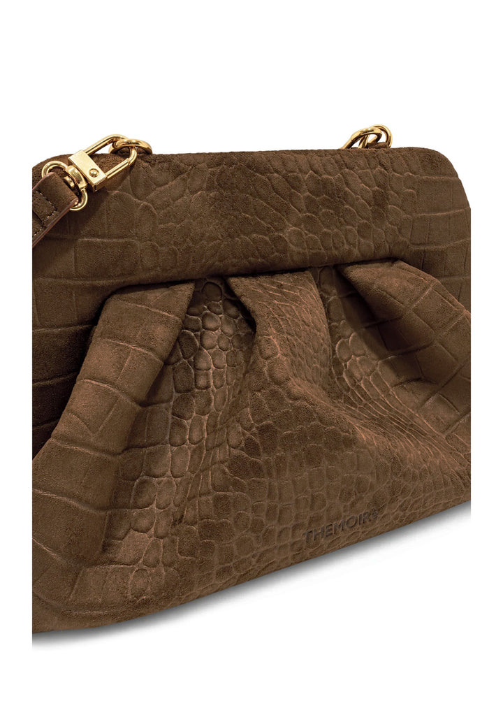 BORSA Marrone Themoirè