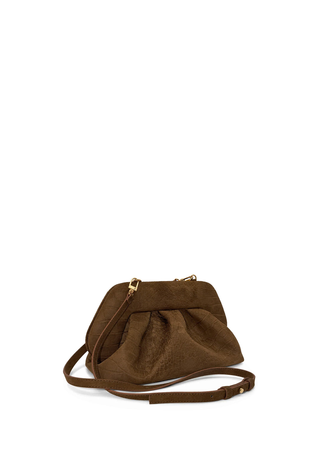 BORSA Marrone Themoirè