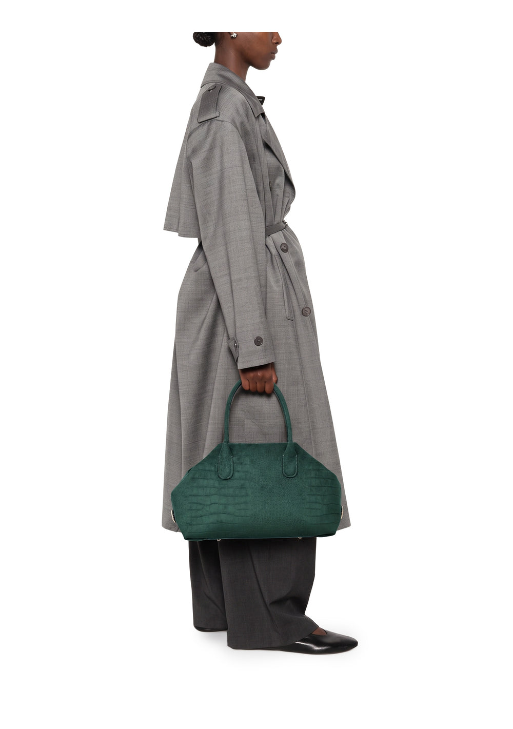 BORSA Verde Themoirè