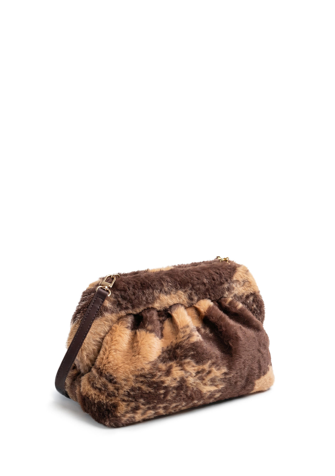BORSA Marrone Themoirè