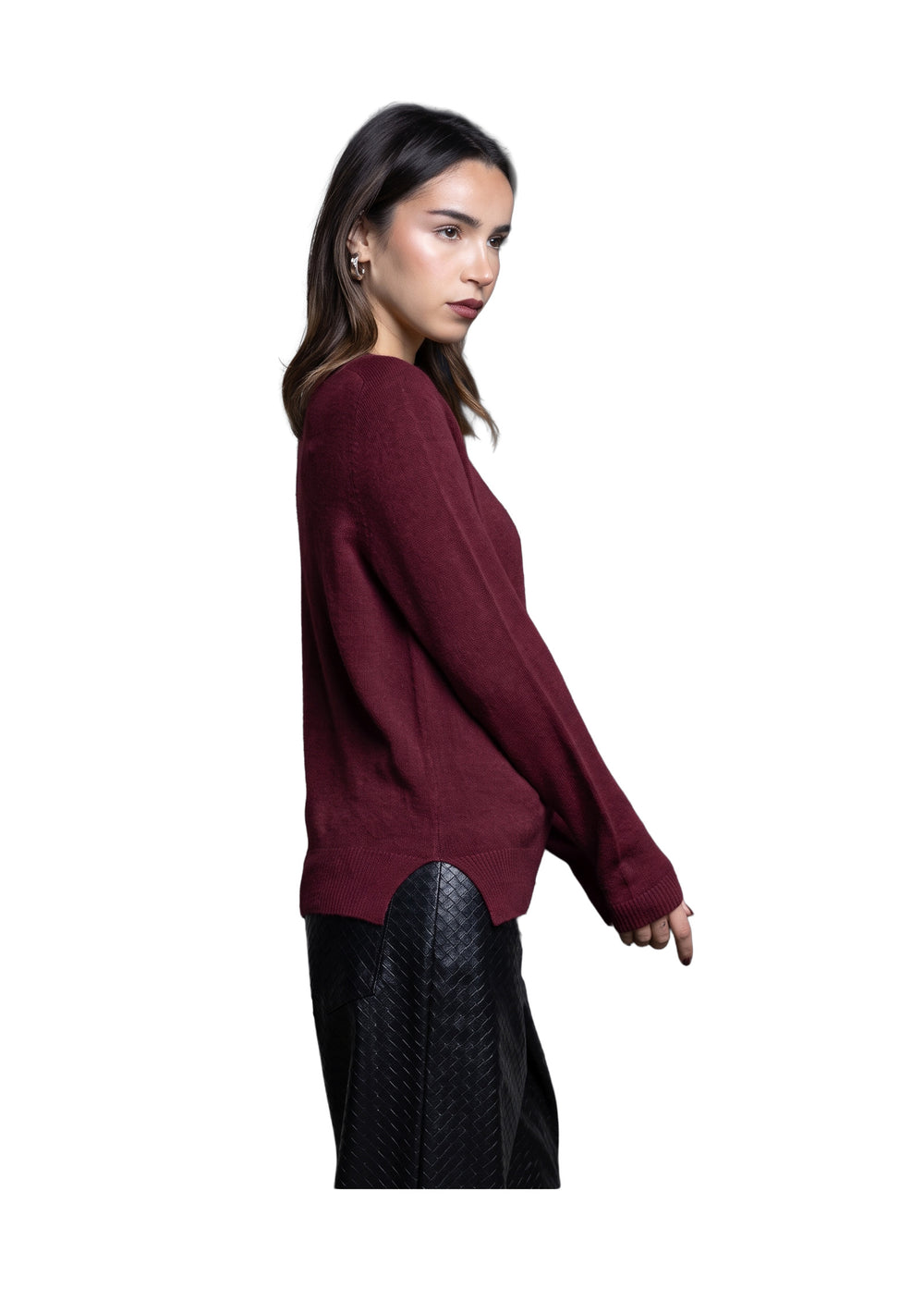 MAGLIA DONNA Bordeaux Kaos