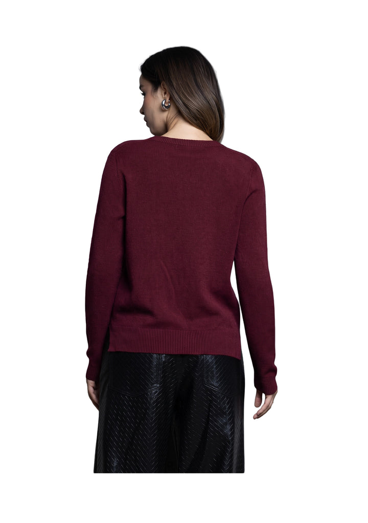 MAGLIA DONNA Bordeaux Kaos