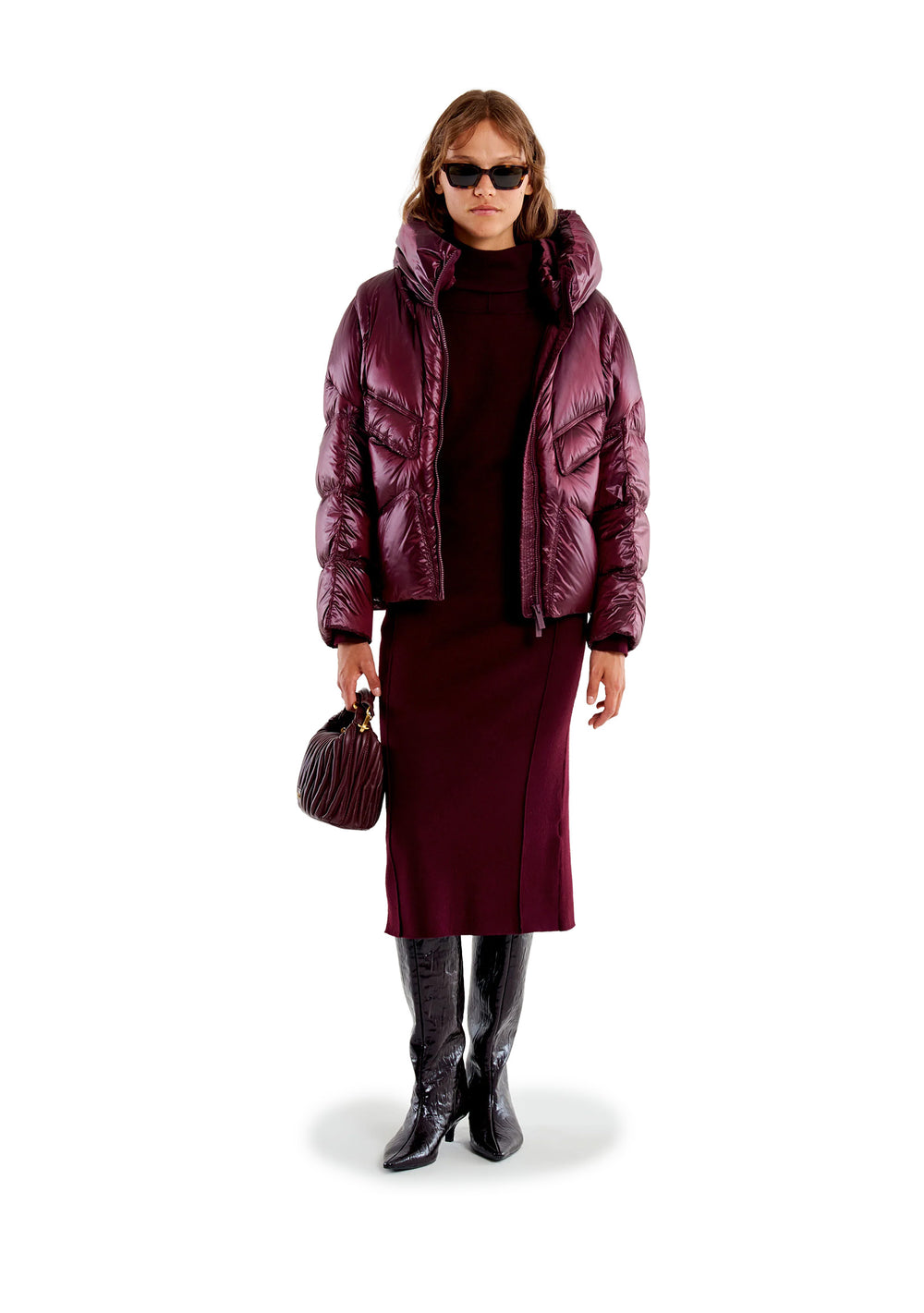 GIUBBINO DONNA Burgundy Vicolo