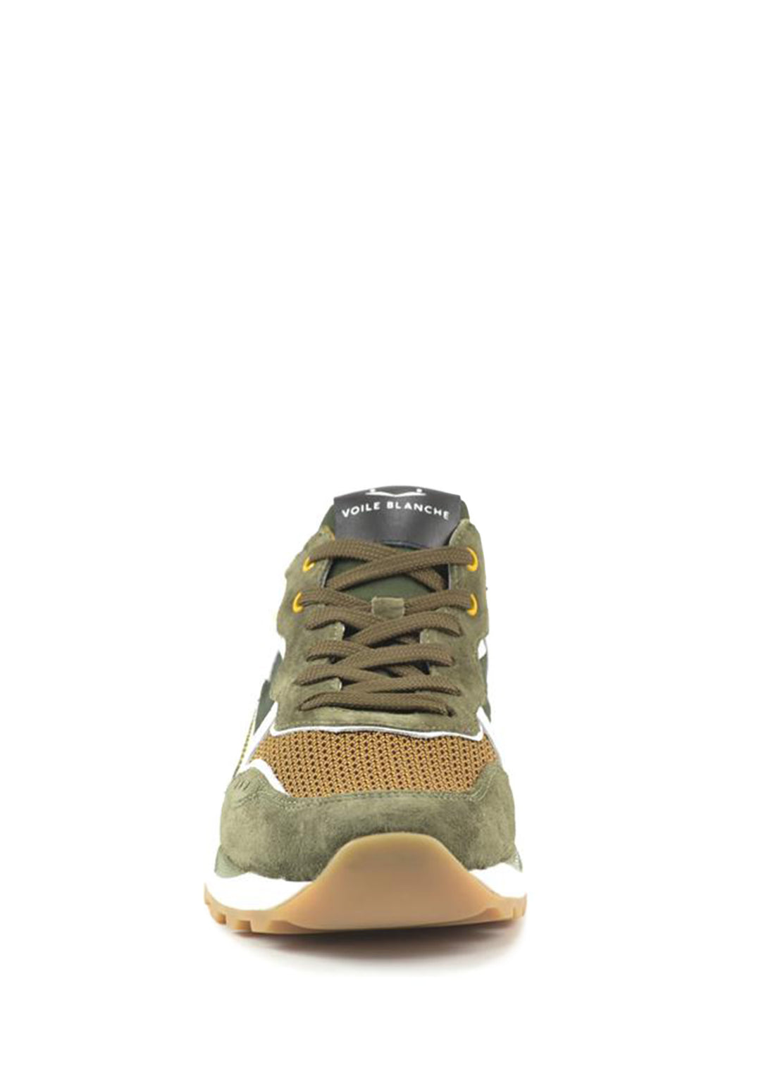SNEAKERS UOMO Army Green/white Voile Blanche