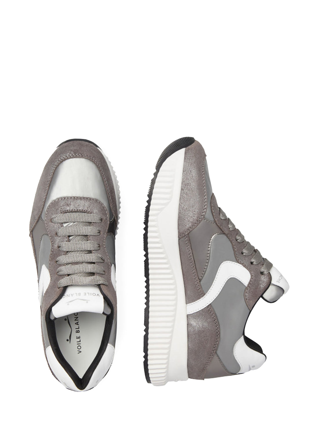 SNEAKERS DONNA Grey Voile Blanche