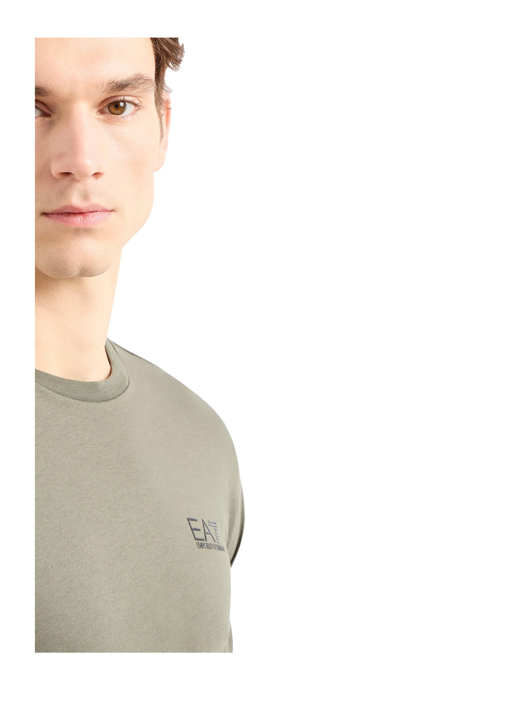 T-SHIRT UOMO Verde Militare Ea7 Emporio Armani