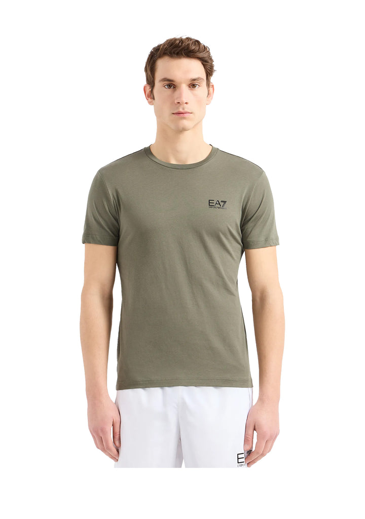 T-SHIRT UOMO Verde Militare Ea7 Emporio Armani