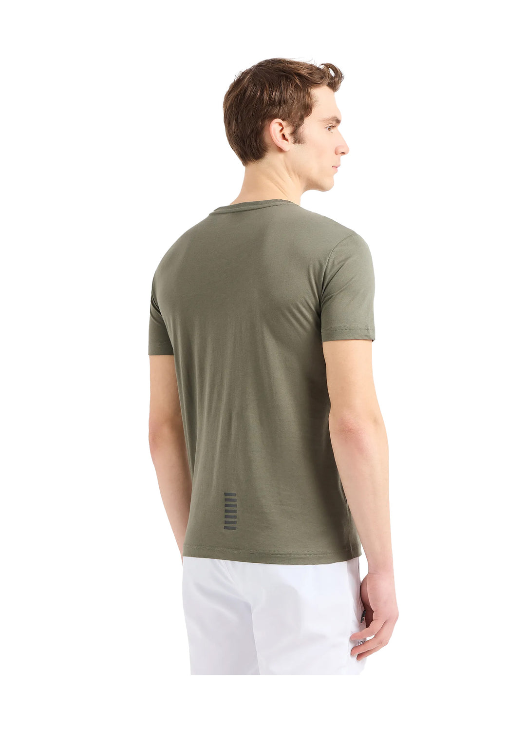 T-SHIRT UOMO Verde Militare Ea7 Emporio Armani