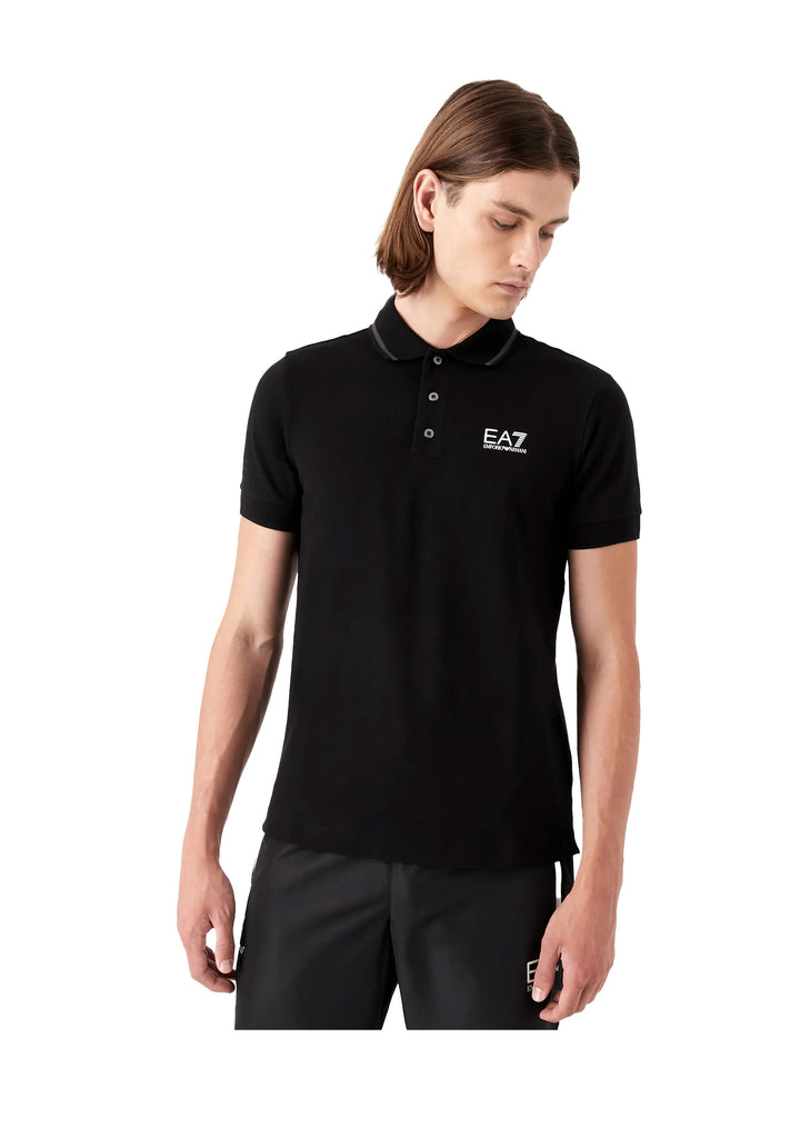 POLO UOMO Nero Ea7 Emporio Armani