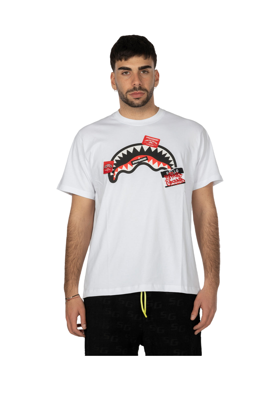 T-SHIRT UOMO Bianco Sprayground