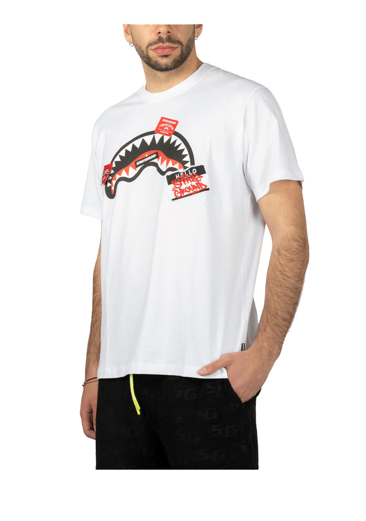 T-SHIRT UOMO Bianco Sprayground