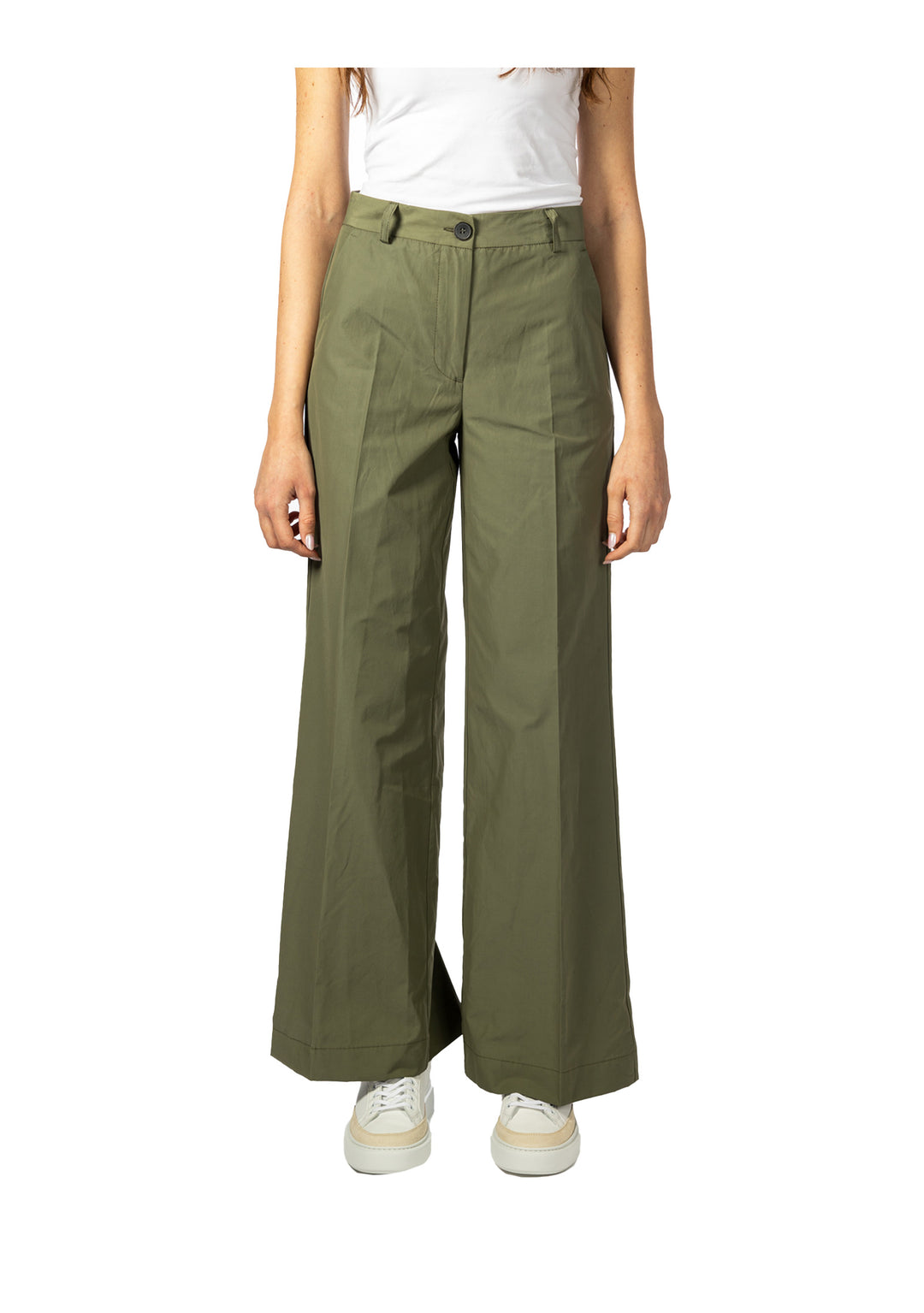 PANTALONE DONNA Verde Militare Solotre