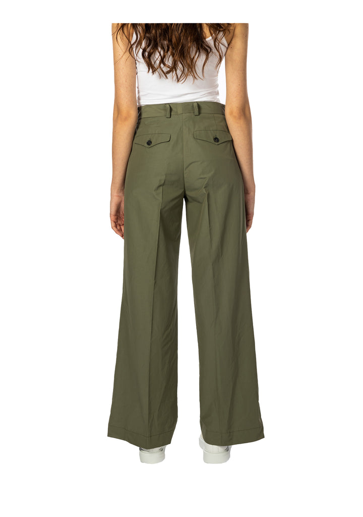 PANTALONE DONNA Verde Militare Solotre