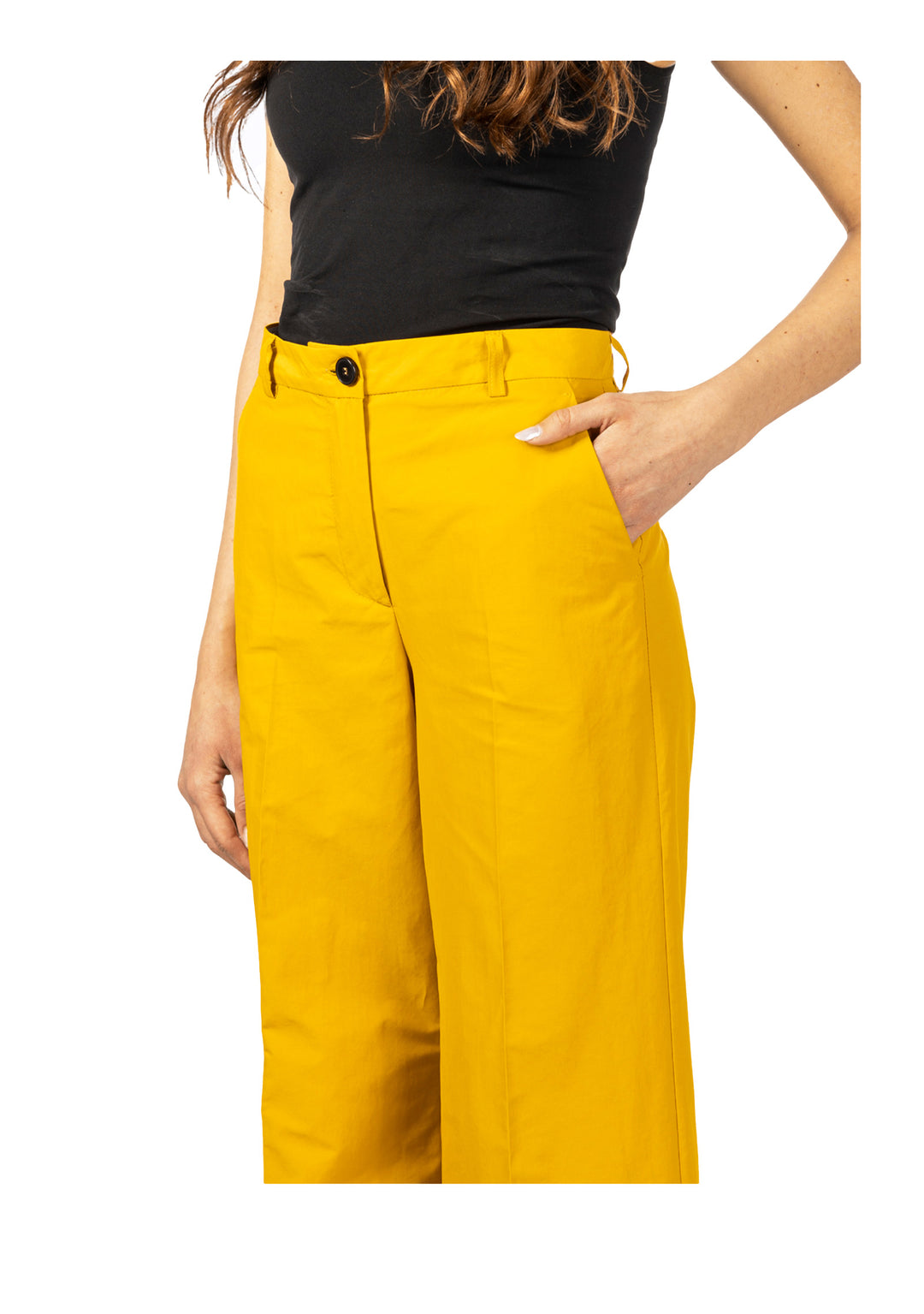 PANTALONE DONNA Giallo Solotre