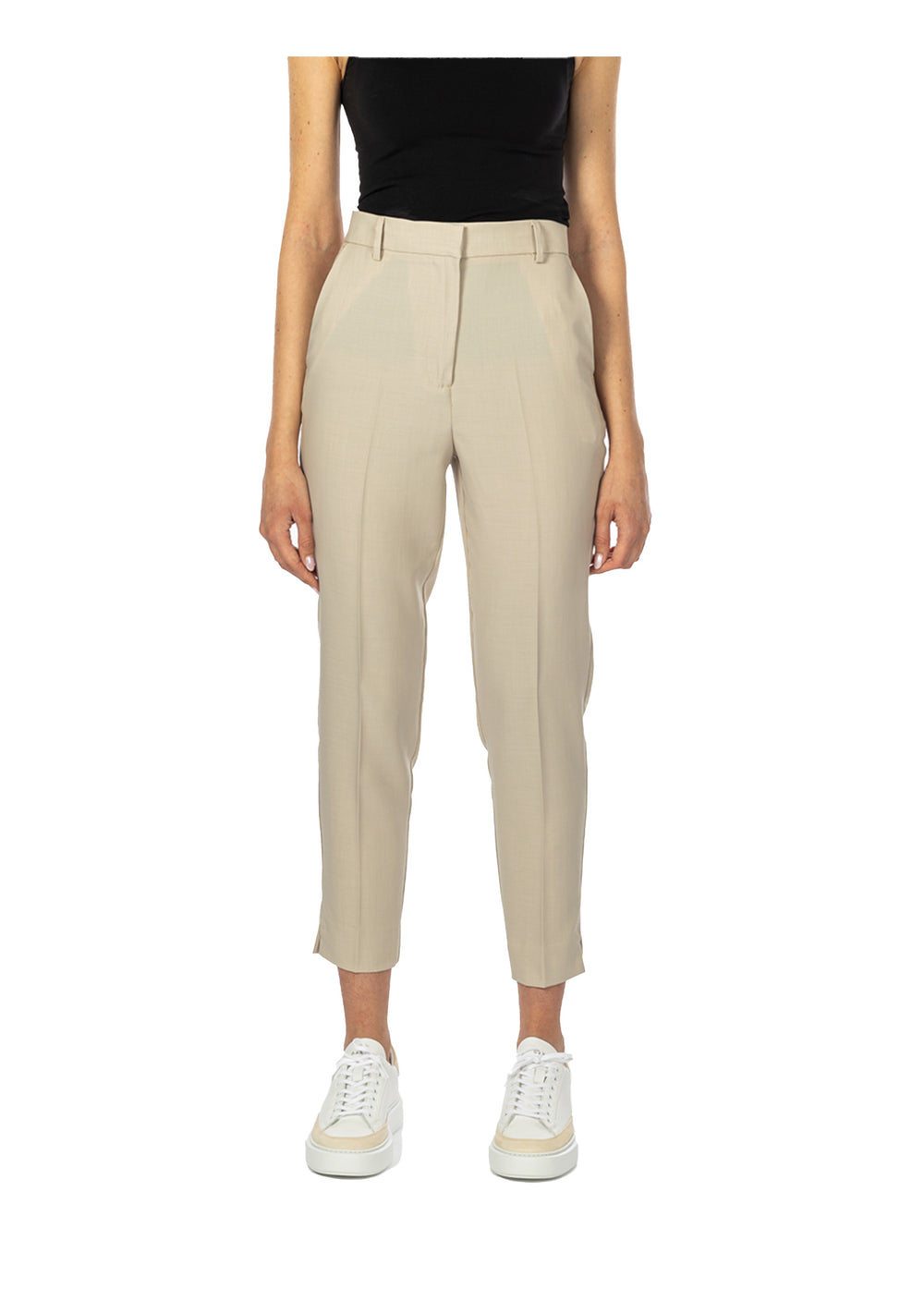 PANTALONE DONNA Beige Solotre