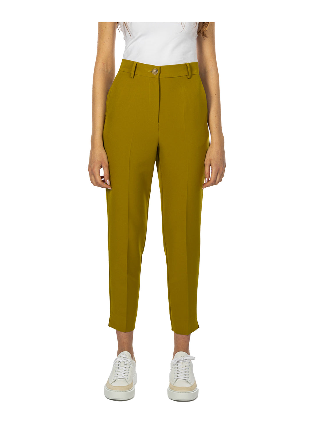 PANTALONE DONNA Verde Solotre