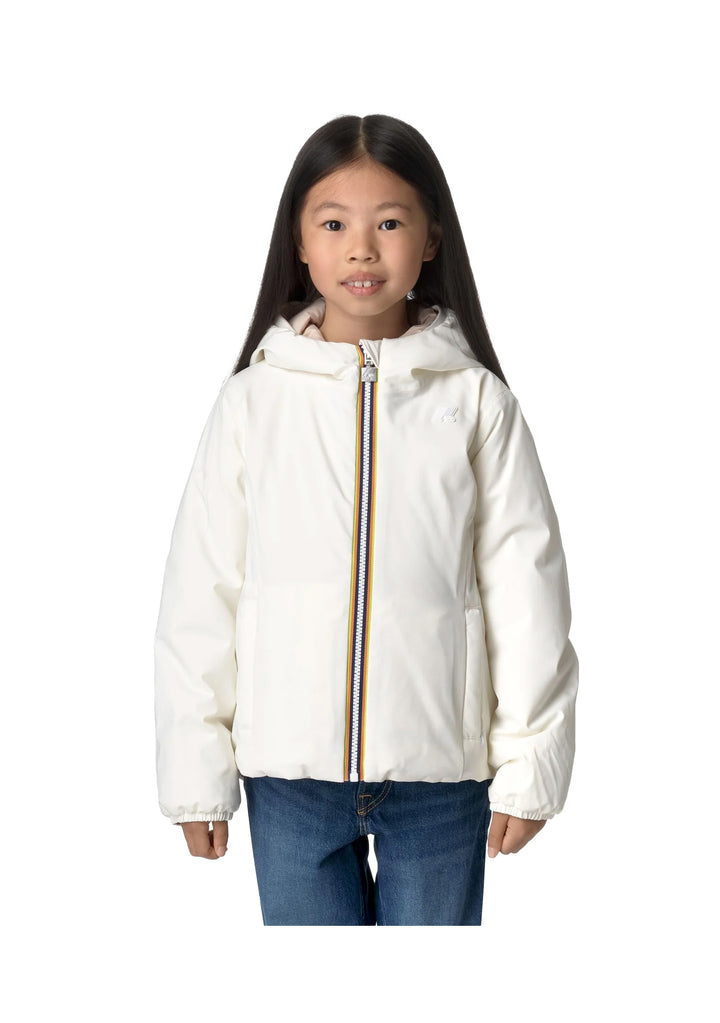 GIACCA JUNIOR Bianco K-way