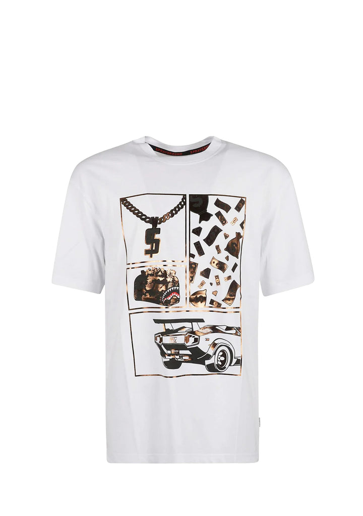 T-SHIRT UOMO Bianco Sprayground