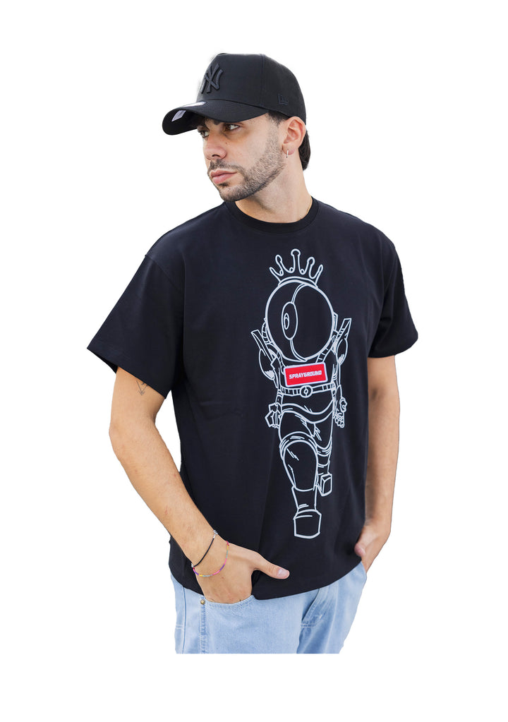 T-SHIRT UOMO Nero Sprayground