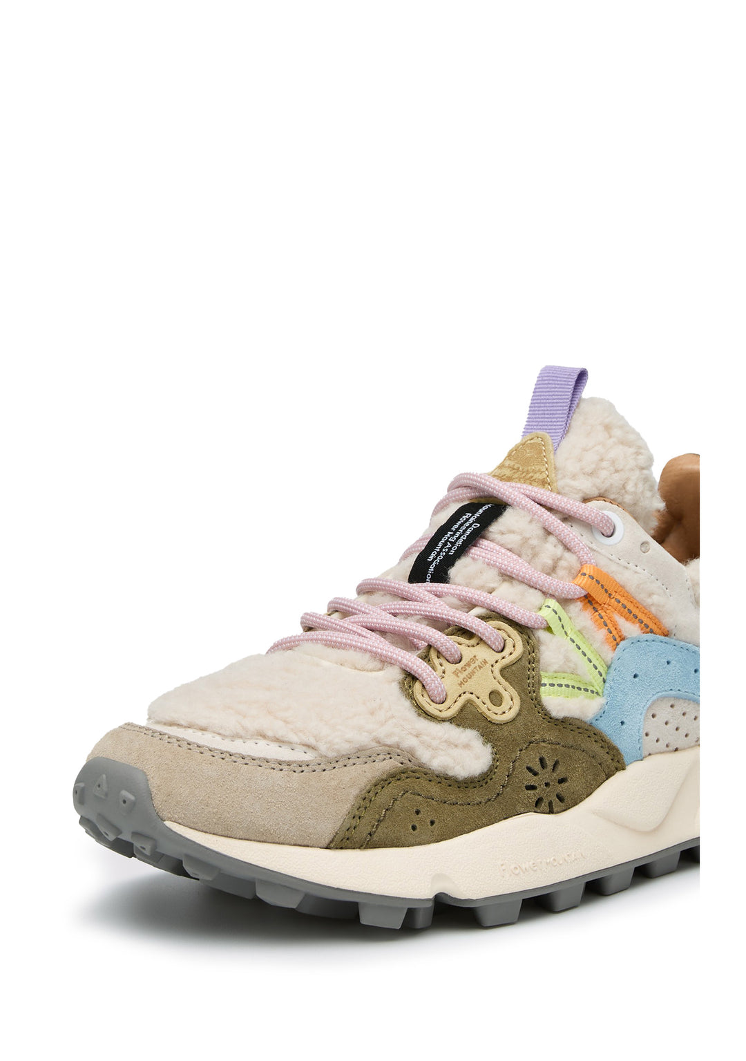 SNEAKERS DONNA Beige Flower Mountain