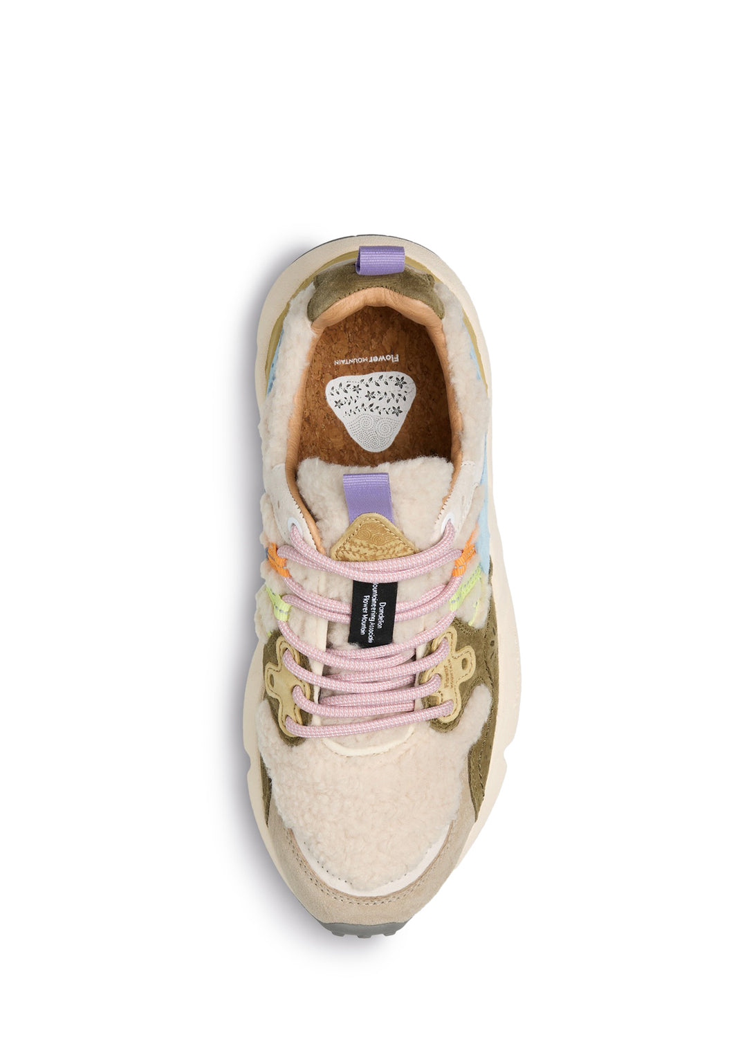 SNEAKERS DONNA Beige Flower Mountain