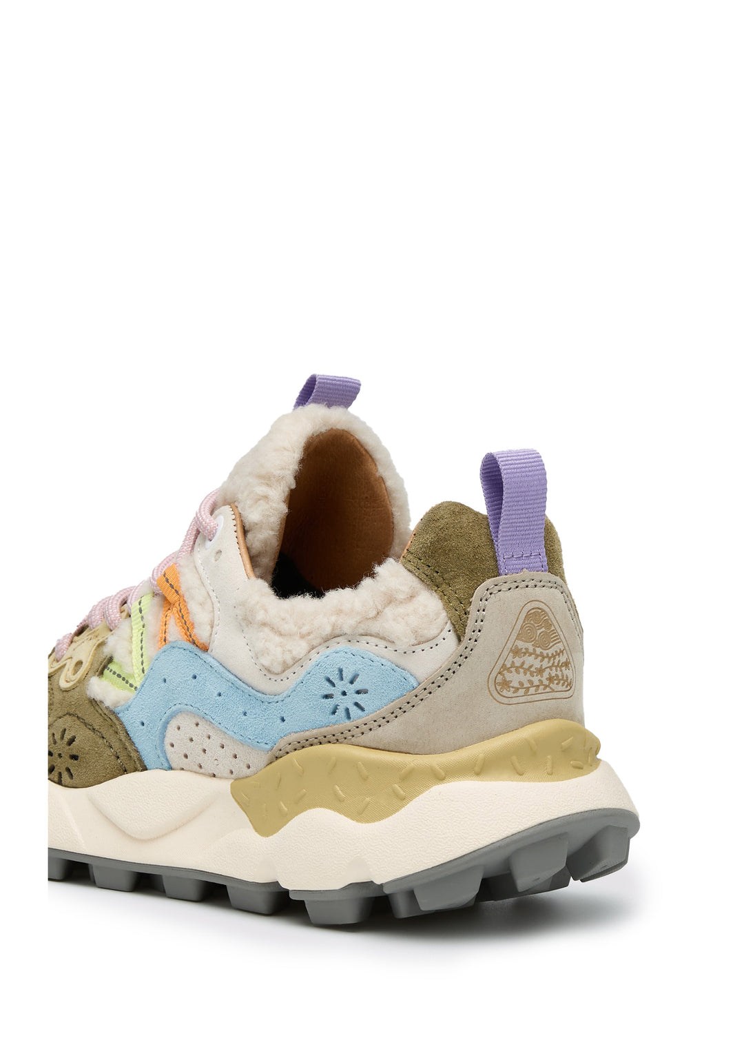 SNEAKERS DONNA Beige Flower Mountain