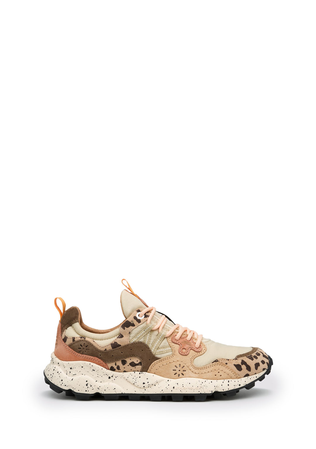 SNEAKERS DONNA Beige Flower Mountain