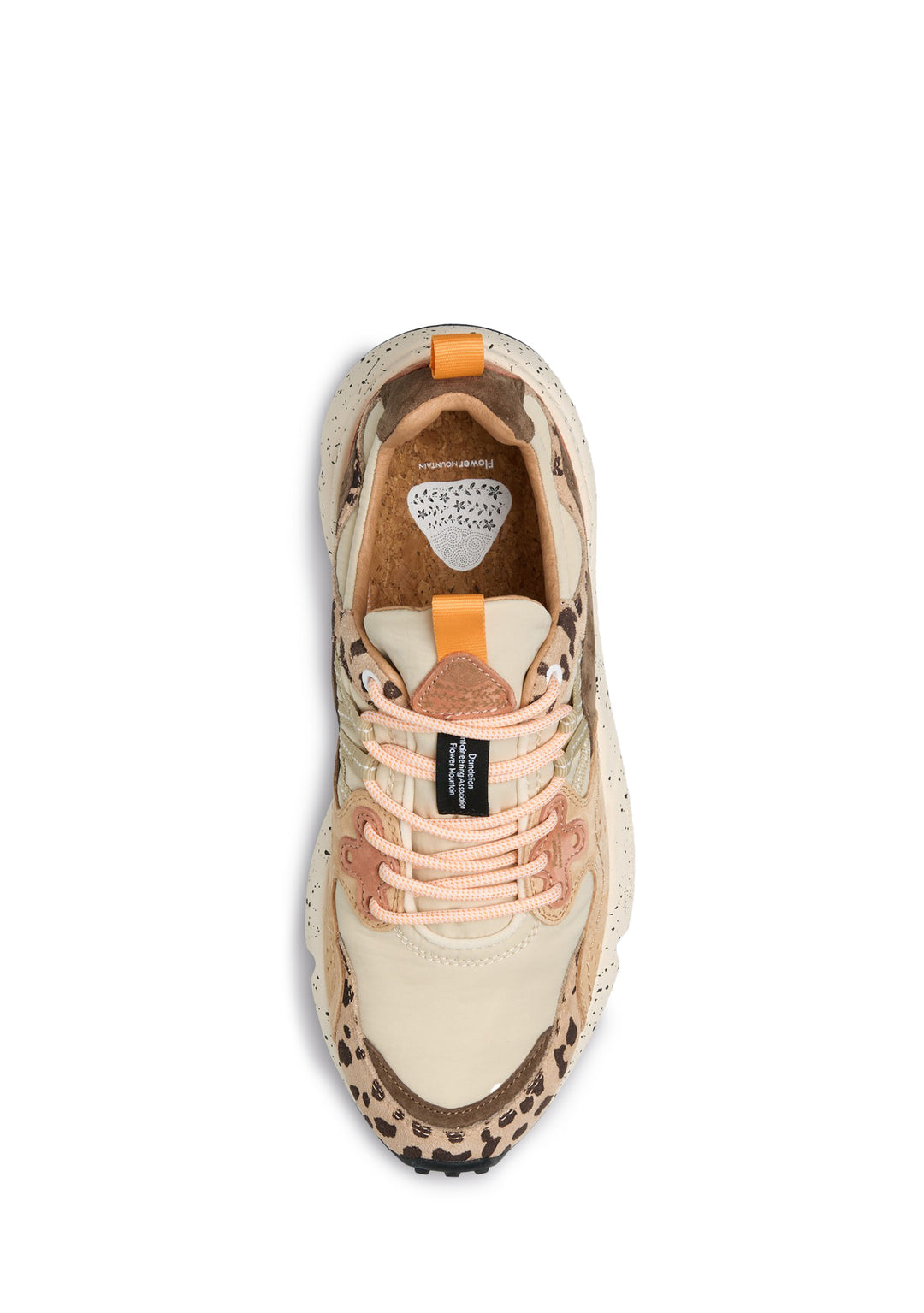 SNEAKERS DONNA Beige Flower Mountain