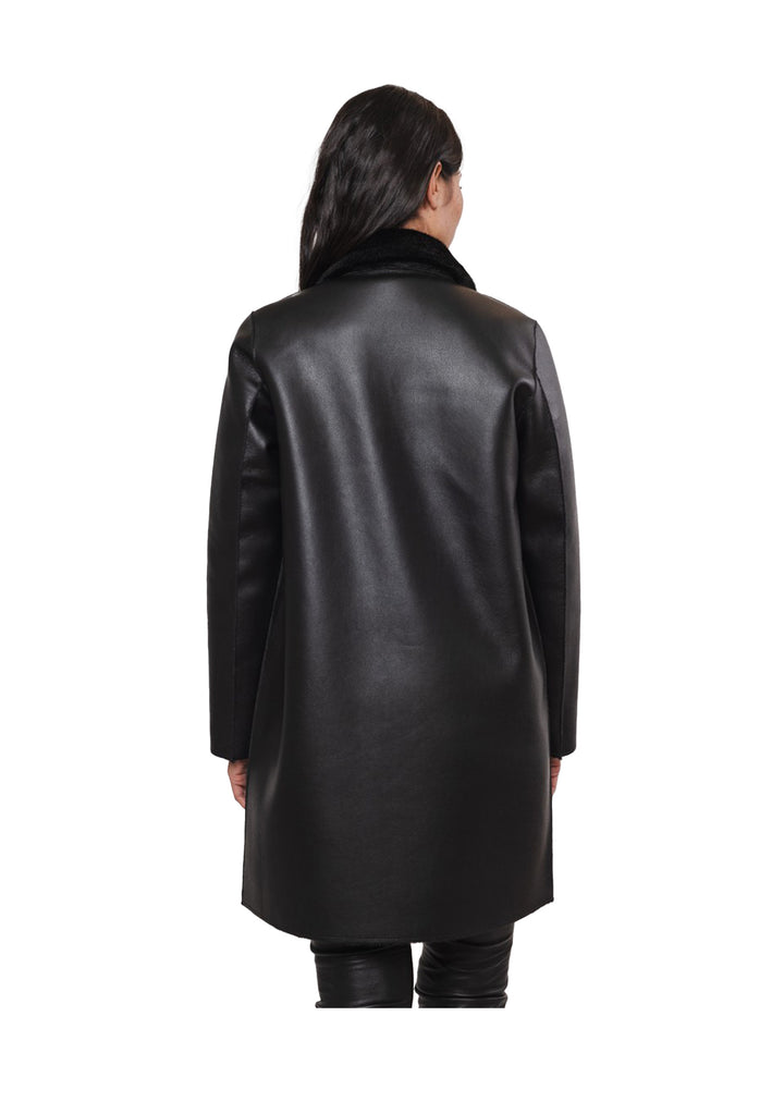 CAPPOTTO DONNA Nero Rino&pelle