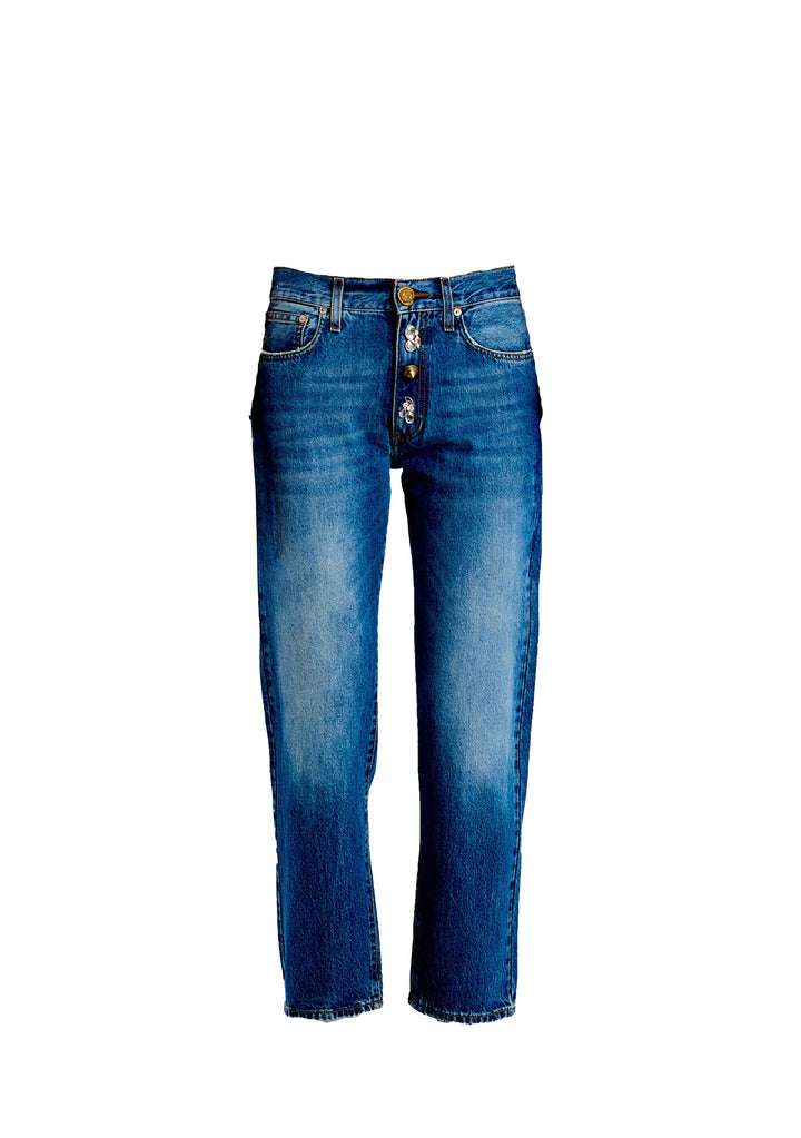 PANTALONE DONNA Denim Blu Vicolo