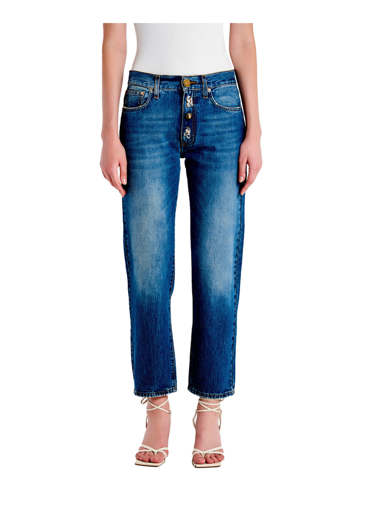 PANTALONE DONNA Denim Blu Vicolo