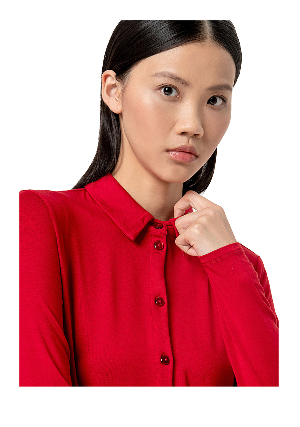 CAMICIA DONNA Rosso Surkana