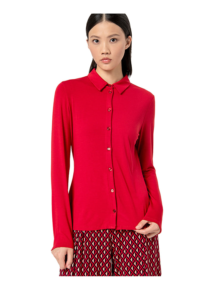 CAMICIA DONNA Rosso Surkana