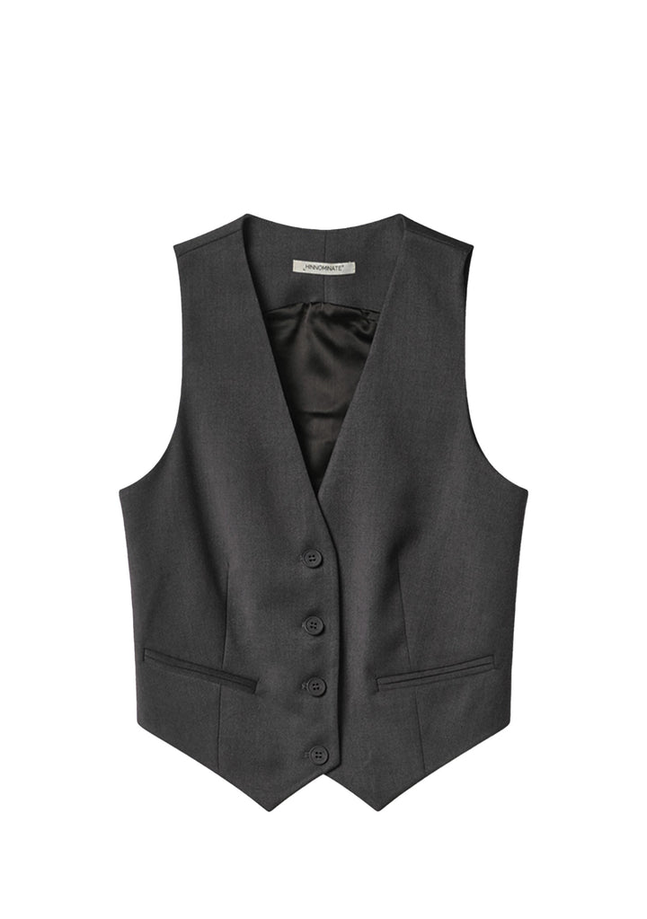 GILET DONNA Grigio Hinnominate